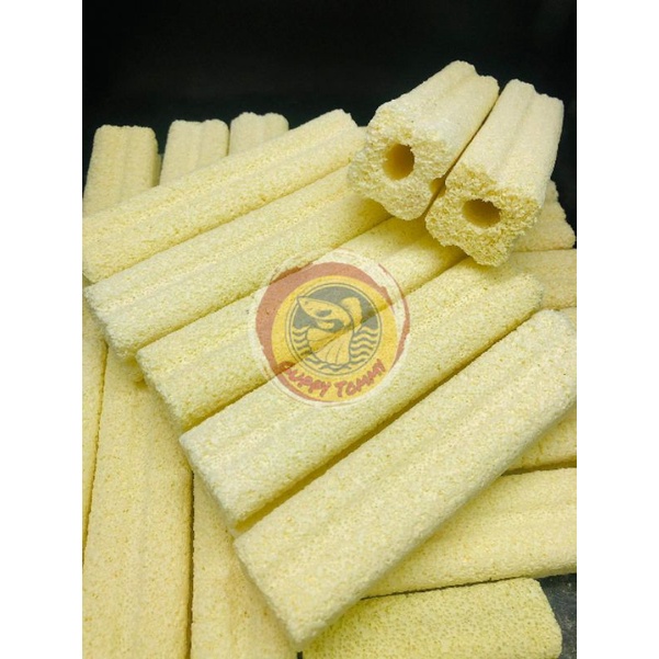 Sứ thanh vàng  hoa mai 15cm x 3.8cm loại lớn &amp; nhỏ 9×3×3cm