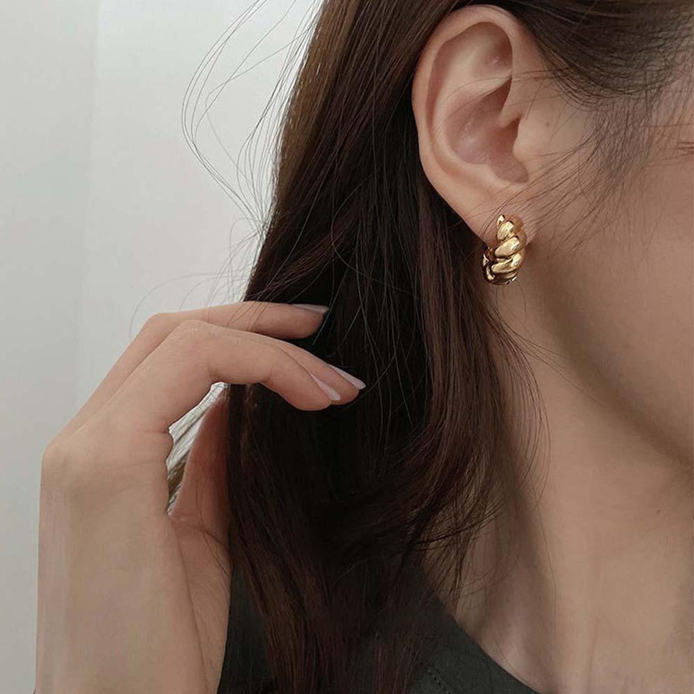 Bông Tai Hình Tròn Phong Cách Vintage Thời Trang Dành Cho Nữ