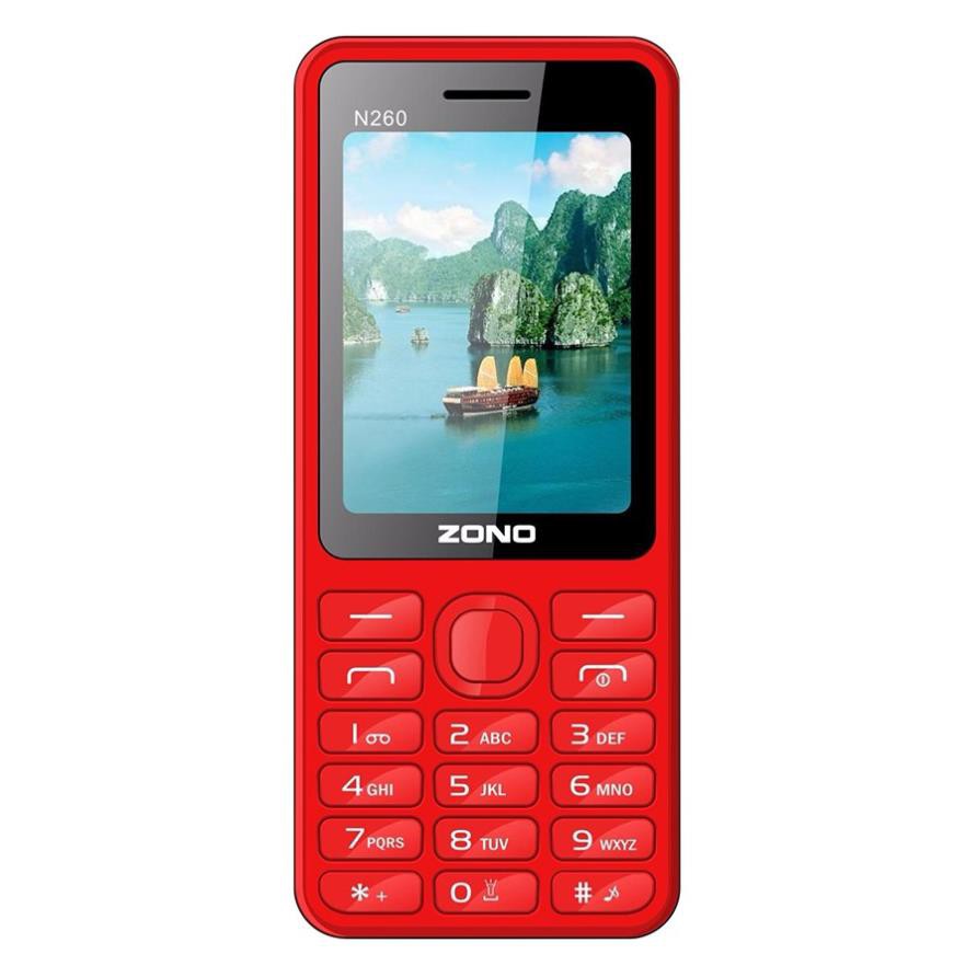 Điện Thoại Di Động GSM ZONO N260 Đỏ- Hàng Nhập Khẩu Chính Hãng