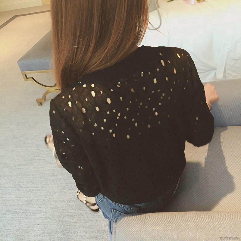 Áo khoác bomber ren phong cách Hàn trẻ trung dành cho phái đẹp | BigBuy360 - bigbuy360.vn