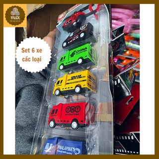 Set 6 xe các loại oto, máy bay,..