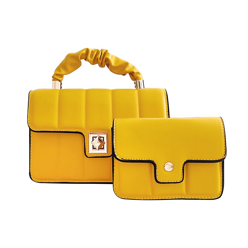 Túi Đeo Vai Cầm Tay Một Bên Họa Tiết Dập Nổi Hoa Văn Kẻ Ô Cổ Điển Dành Cho Bạn Nữ