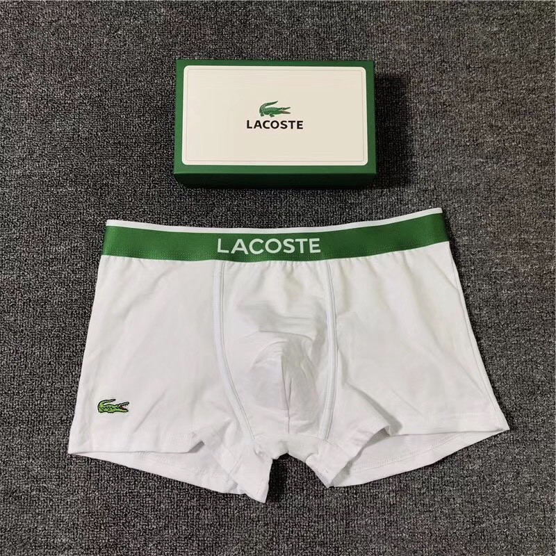 -Hàng nhập khẩu Quần lót nam  - DÁNG SỊP ĐÙI BOXER cotton co giãn - 5 màu : Trắng - Đen - Ghi - Xanh biển - Xanh lá cây 