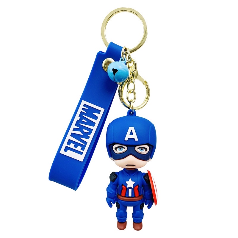Móc khoá Marvel biệt đội siêu anh hùng  , Phụ kiện móc khoá avengers 2022 dễ thương - SHIN STORE