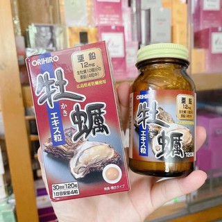 Tinh Chất Hàu Tươi Orihiro Nhật Bản - Viên Uống Hầu Tươi 120 Viên - myphamchinhhangladycare