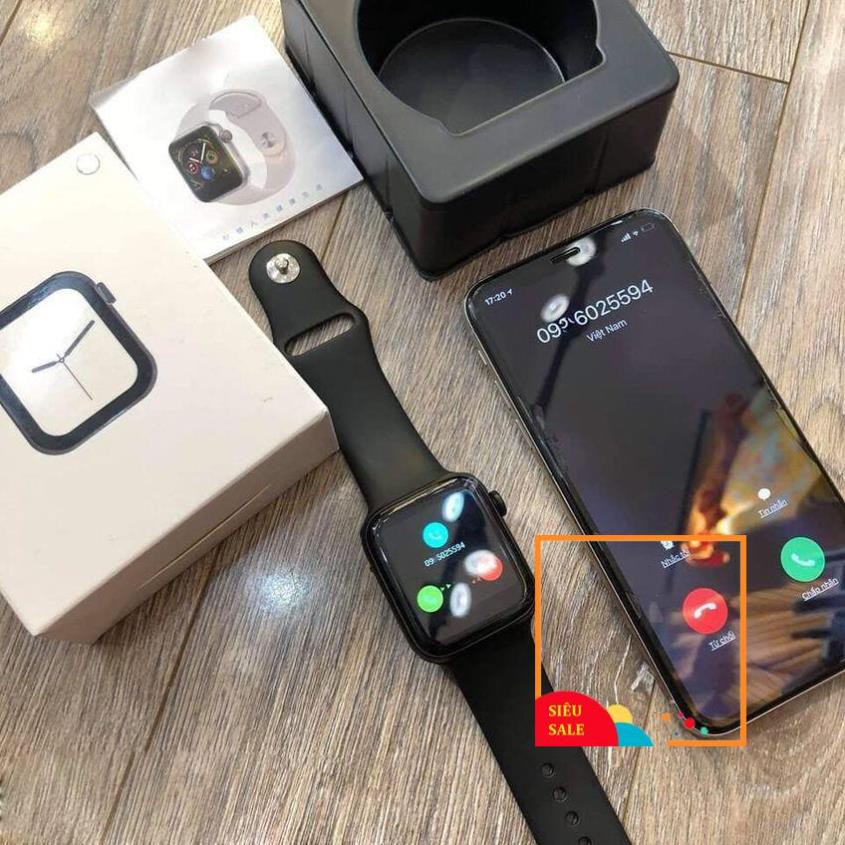 Đồng hồ thông minh lắp sim nghe gọi Q9 đo huyết áp nhịp tim, chống nước kiểu dáng apple watch, đồng hồ điện thoại