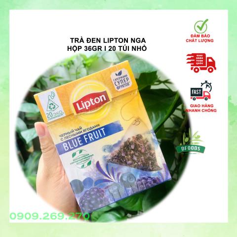 Trà đen Lipton Nga 8 vị hộp 36gr 20 túi nhỏ date 2023