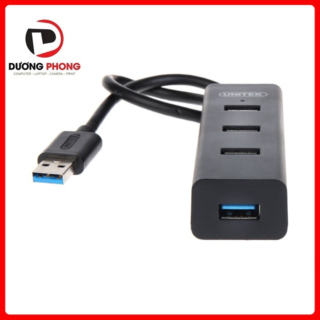 Bộ chia USB 4 port 3.0 Unitek (Y3089) Chính hãng - BH 12 Tháng
