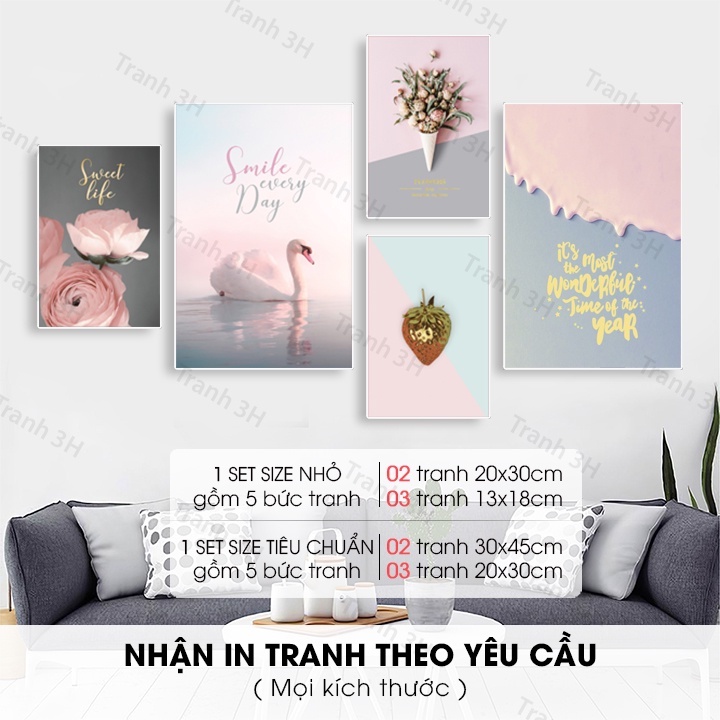 Tranh treo tường phòng khách, phòng ngủ. Tranh trang trí, decor nhà đẹp nhất 2021 | 3H