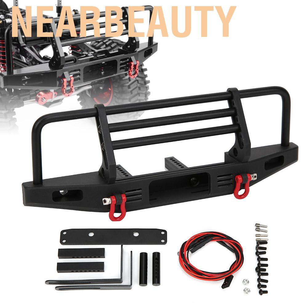 RC BUMPER Phụ Kiện Cản Trước Bằng Kim Loại Cho Xe Điều Khiển Từ Xa Trx4 Scx10 90046 1 / 10