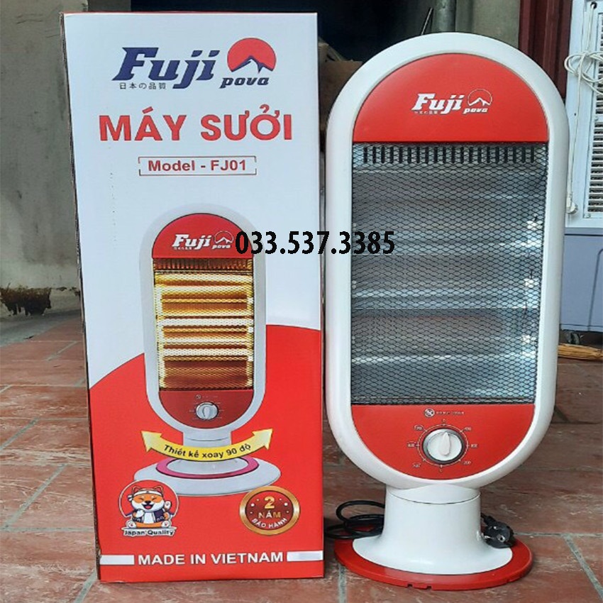 Máy sưởi, máy sưởi cho bé FUJI 01 3 bóng, sưởi ấm nhanh