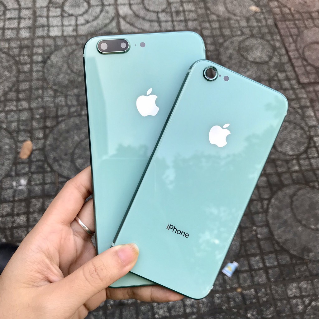 Vỏ độ iPhone 6 6S lên 8 / độ 6 Plus 6S Plus lên 8 Plus tím pastel, xanh mint iPhone 11