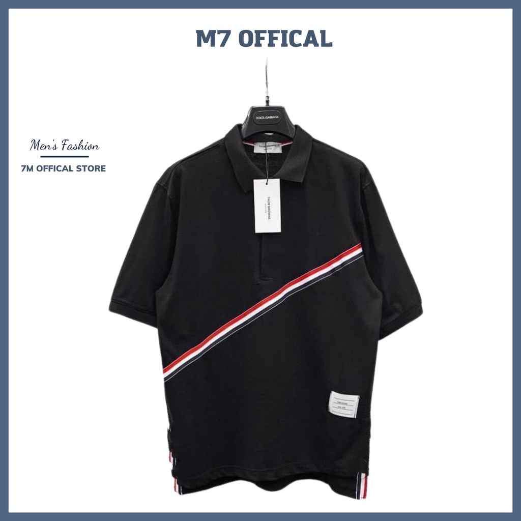 Áo polo cổ bẻ vải cá sấu Cotton trẻ trung _7M official