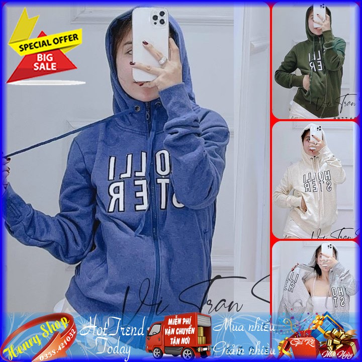 ÁO KHOÁC NỮ Da Cá (M210 - Hollister)