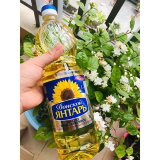 dầu ăn hướng dương Nga Yantar 2 lít