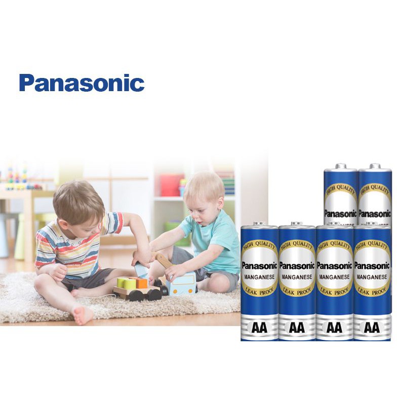 Combo 5 đôi Pin tiểu 3A-2A Panasonic Chính hãng