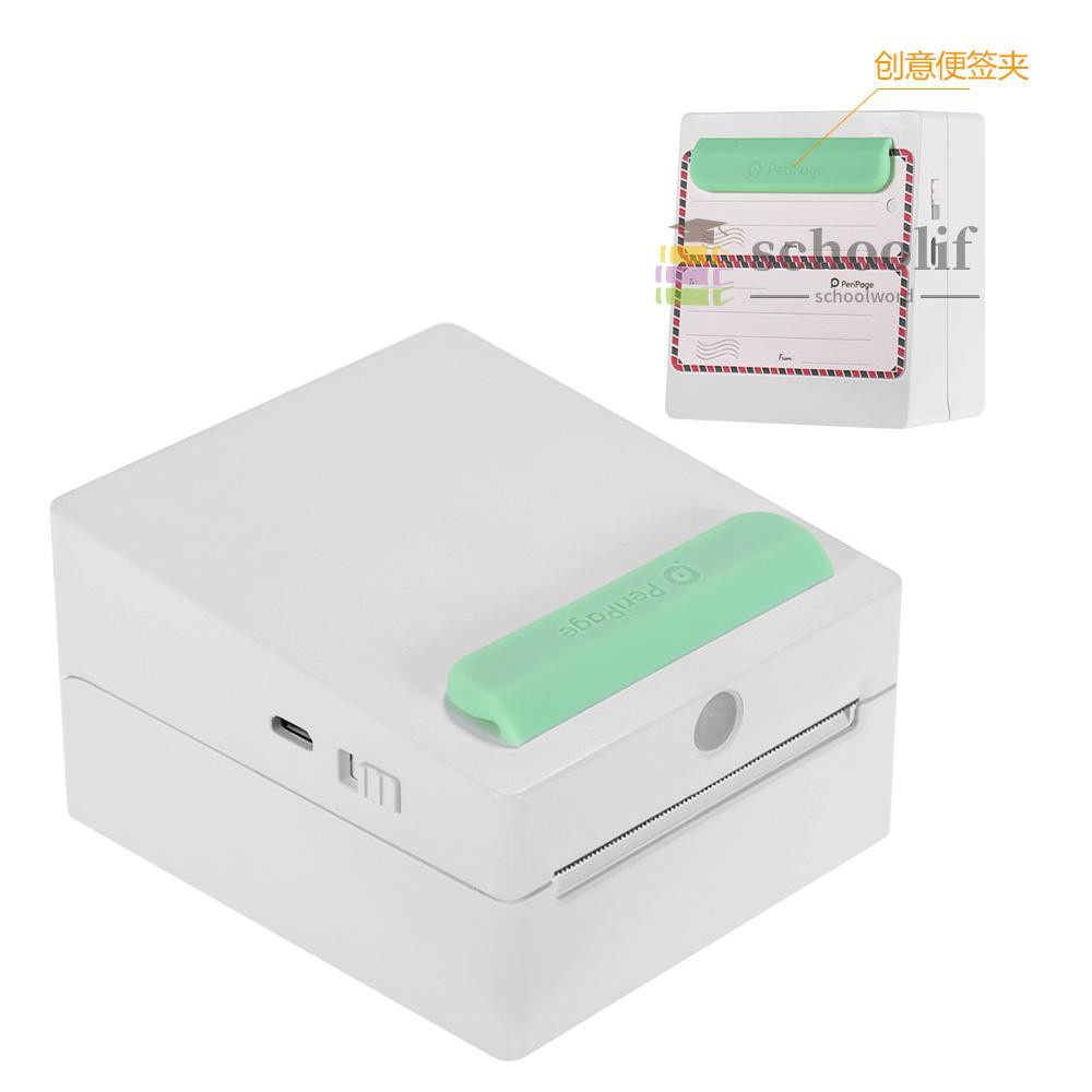 Máy in nhiệt cầm tay Peripage A8 in 304dpi công việc, học tập, hóa đơn, tem nhãn dán sản phẩm - 5 cuộn kèm