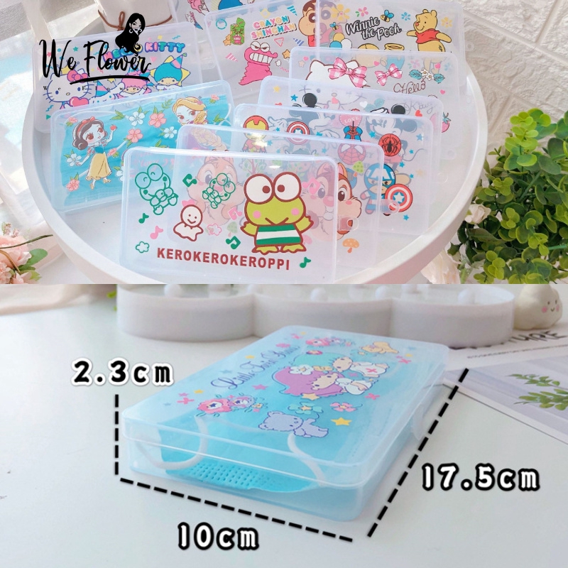 Hộp Đựng Mặt Nạ Hello Kitty 17.5x10 X 2.3cm