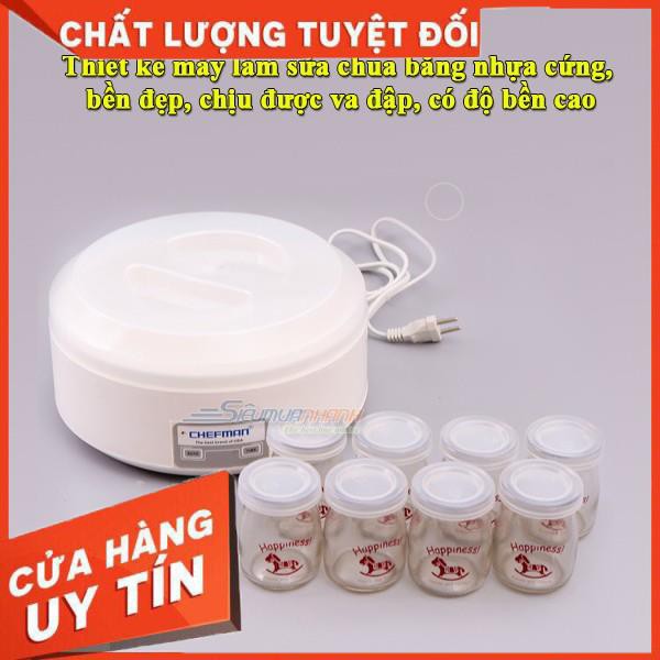 Máy làm sữa chua Chefman CM301N- -8 cốc thủy tinh