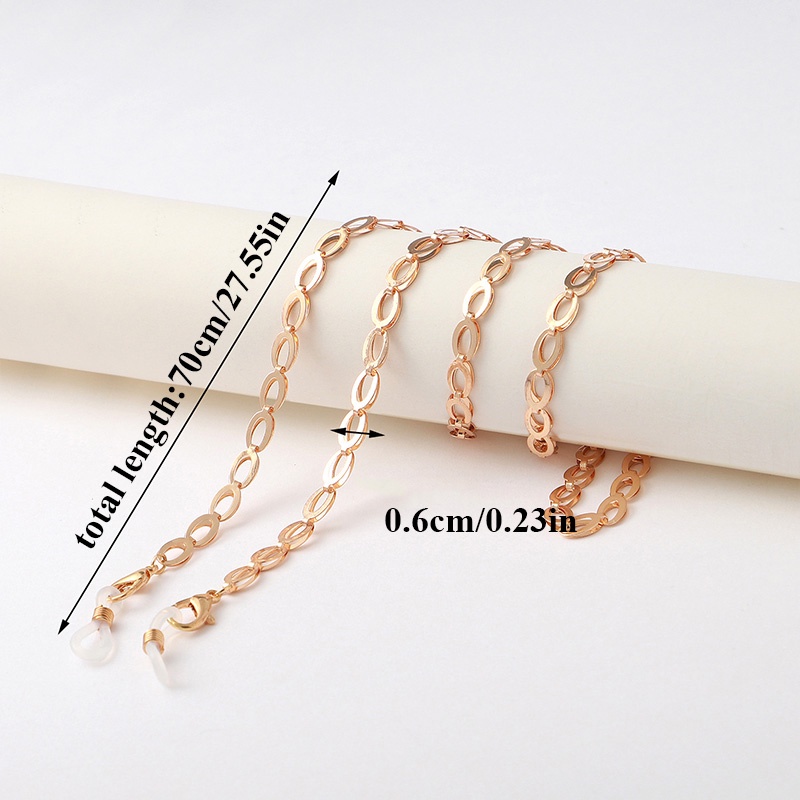 Dây Đeo Kính Bằng Kim Loại Đa Năng Phong Cách Âu Mỹ Thời Trang