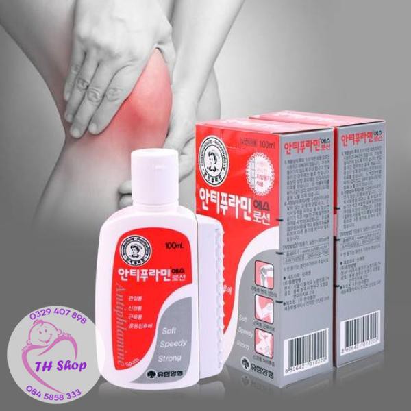 Dầu Nóng Xoa Bóp Hàn Quốc Antiphlamine 100ml