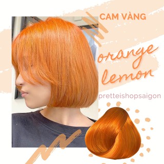 [kèm Trợ Nhuộm+Ủ tóc] Kem Nhuộm Tóc Màu CAM VÀNG