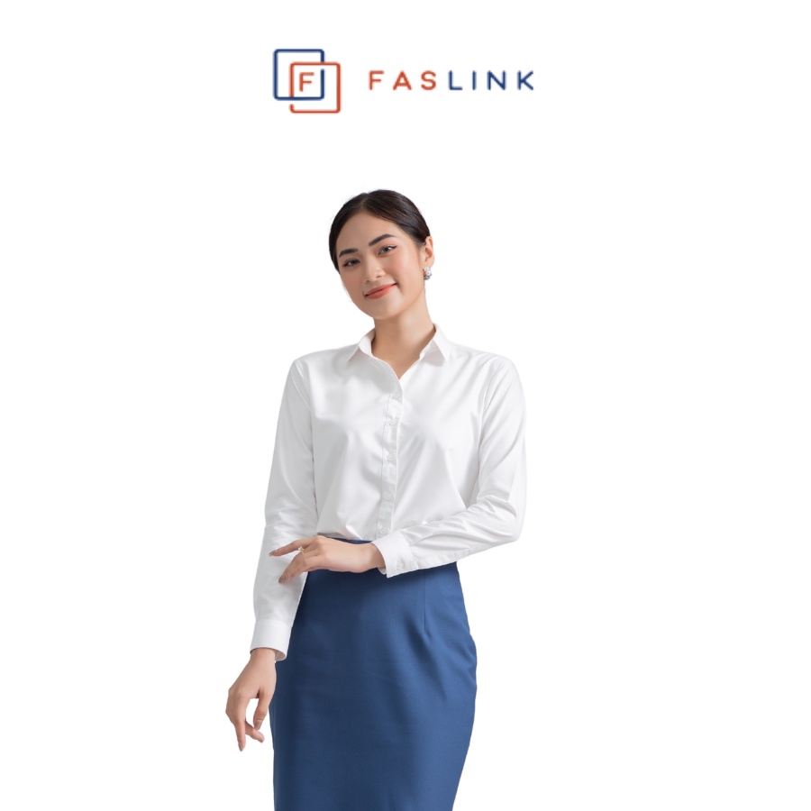 Áo Sơ Mi Nữ Basic vải modal siêu mát - Faslink