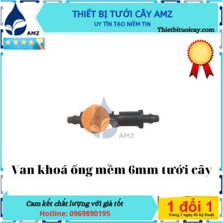 Van khoá ống mềm 6mm tưới cây
