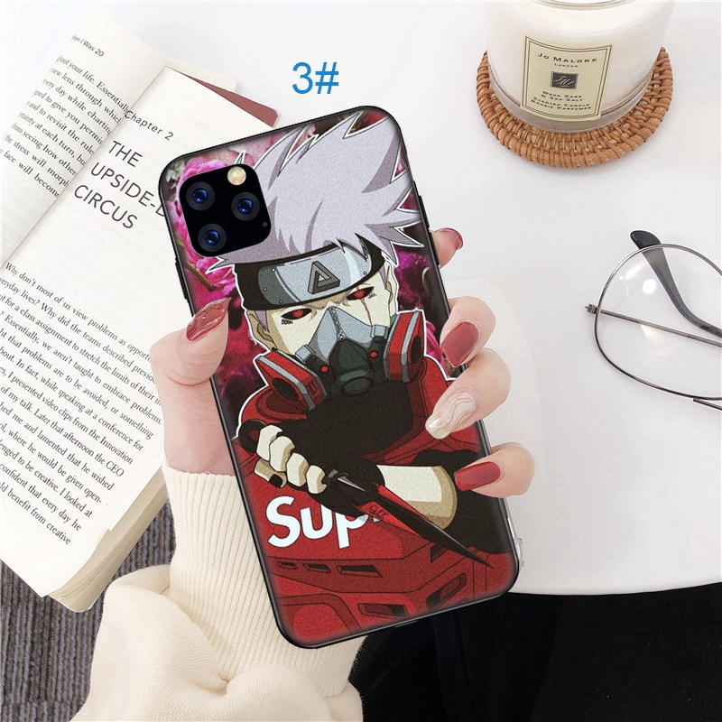 Ốp điện thoại mềm hoạ tiết Naruto Kakashi dành cho iPhone 5 5s Se 6 6S 7 8 Plus X XR Xs Max