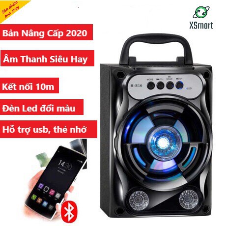 Loa Bluetooth B16/ M428 - Âm Thanh To Hay Chuẩn -Thẻ TF, USB, FM, AUX- Full Box - Bảo Hành 3 Tháng