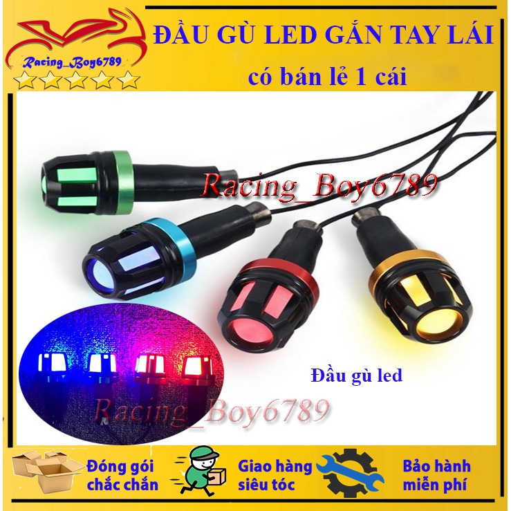 [Giá 1 đôi] Đầu gù bao tay có đèn LED