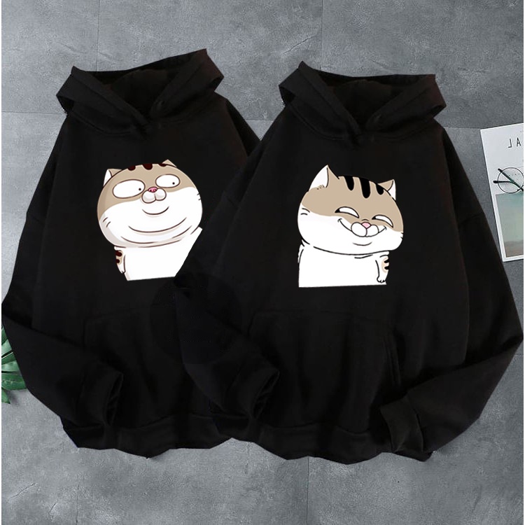 Áo Hoodie DREW House Mèo Bự , Áo Hoodie unisex nam nữ form rộng oversize Nỉ bông - HD19
