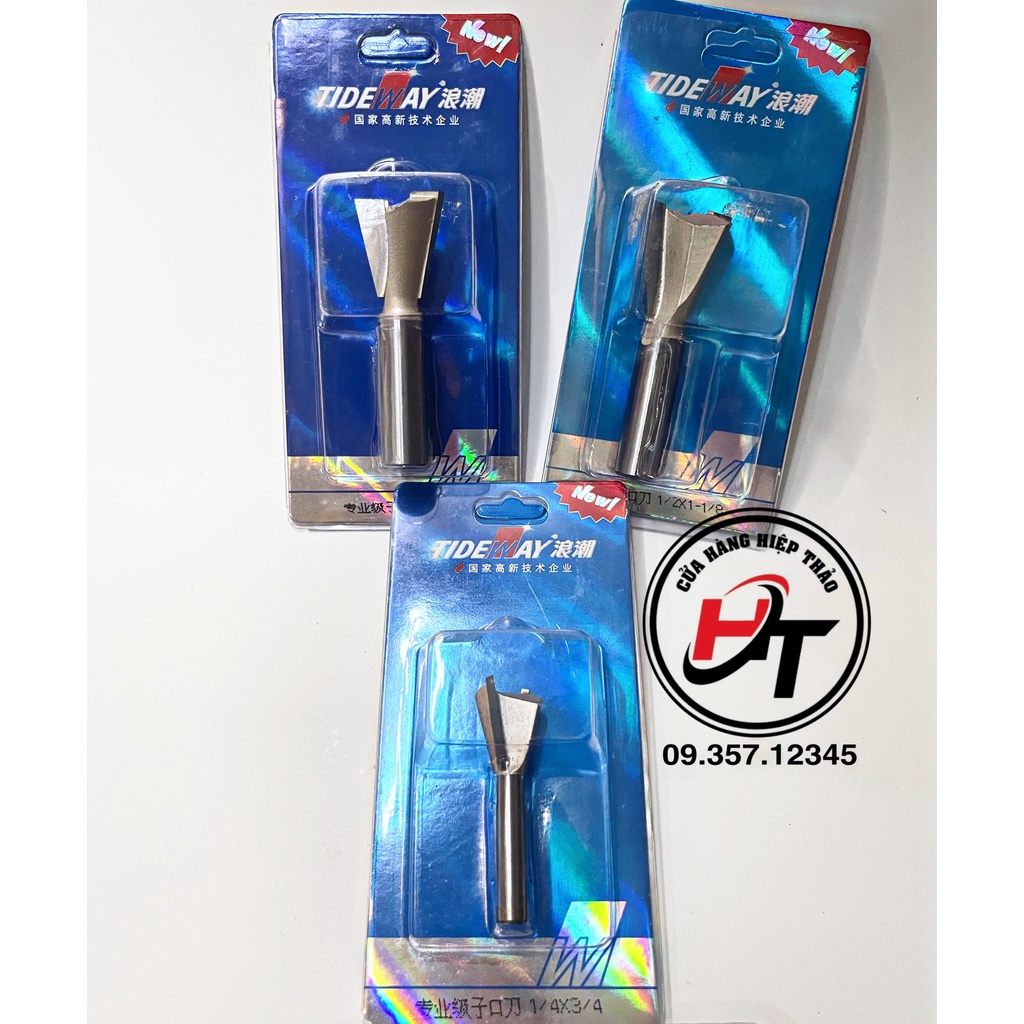 Mũi phay gỗ đuôi cá mộng mang cá Tideway cao cấp MSCA-TW