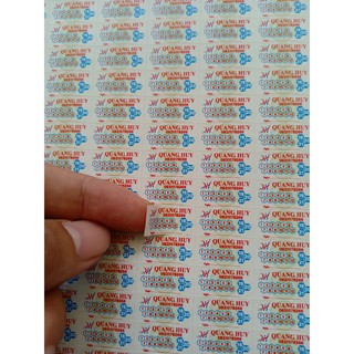 In tem decal vỡ, bảo hành, niêm phong theo kích thước và số lượng yêu cầu