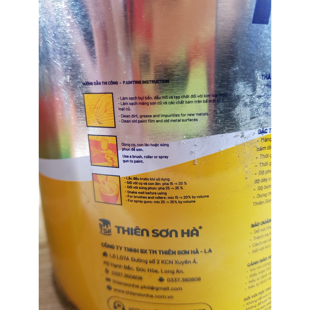 SƠN SẮT MẠ KẼM SƠN 1 THÀNH PHẦN KOBA 800g