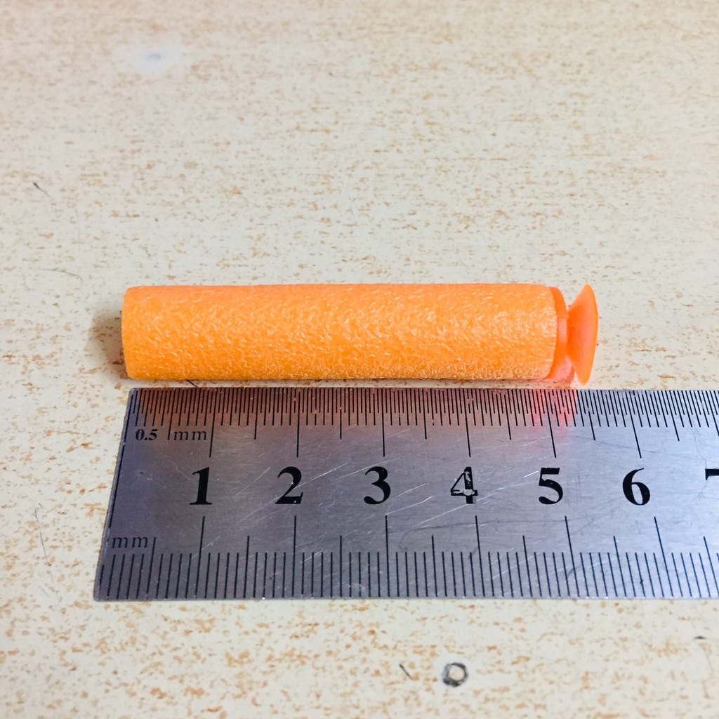 Xốp mút dính dài 7,2 cm hoặc 5,5 cm đường kính 1,3 cm