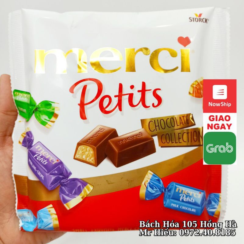 [T8/2021] Kẹo socola Merci Petits 125g