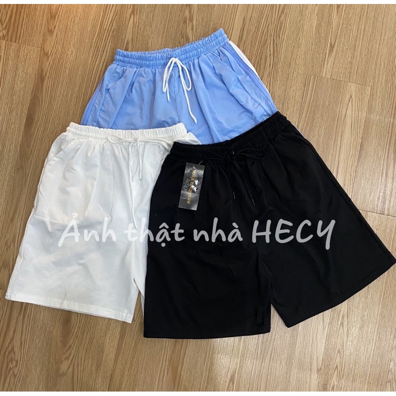 Quần Đùi Nữ 3 Sọc Cầu Vồng - Hecy.Clothing [FREESHIP] - Quần shorts nữ dáng thể thao 3 sọc chất thun thoáng mát