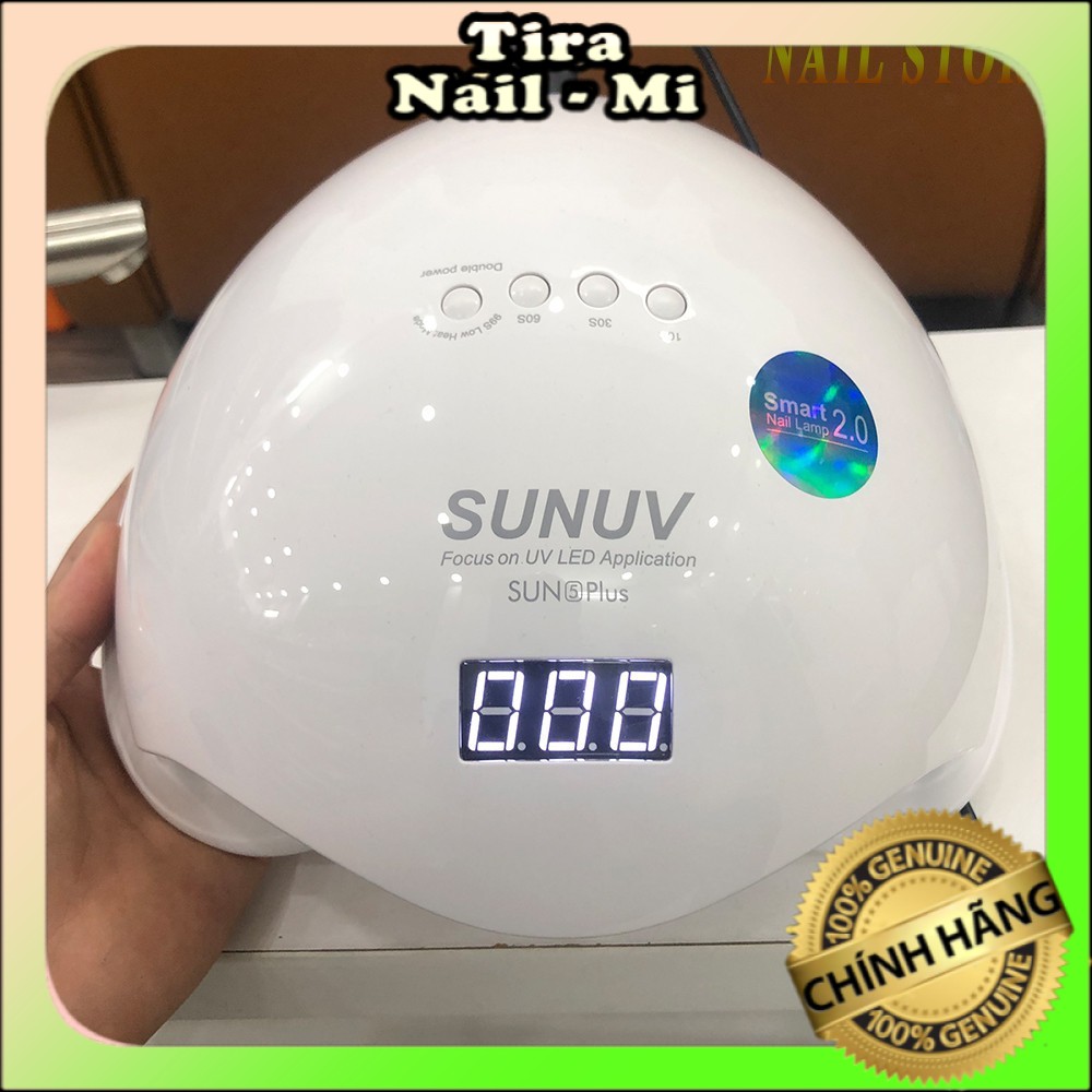 [BH24THANG] Máy Hơ Gel Làm Móng SUN 5 PLUS - SMART 2.0 48W Bản Châu Âu Nguyên Seal CHÍNH HÃNG - Kho sỉ nail mi Tira