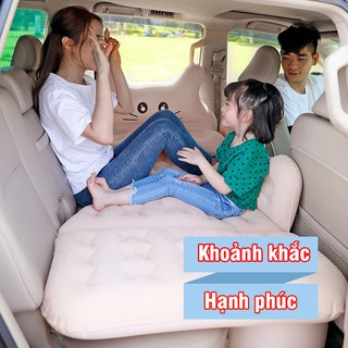 Nệm hơi Đệm hơi đa năng cao cấp - Có thể gấp gọn di chuyển dã ngoại - Tặng bơm điện 2 chiều