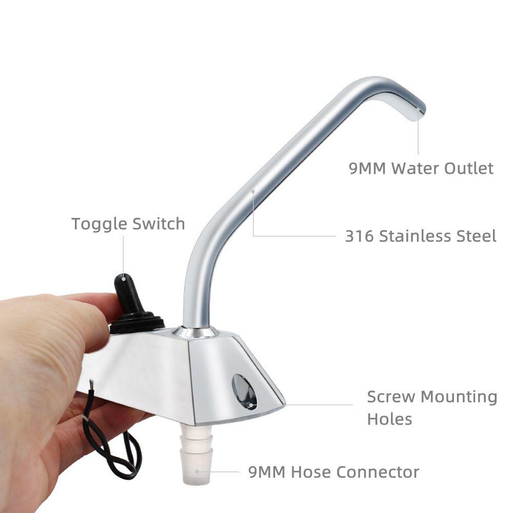 LET Vòi Nước 12V Cho Xe Hơi Điều Khiển Từ Xa