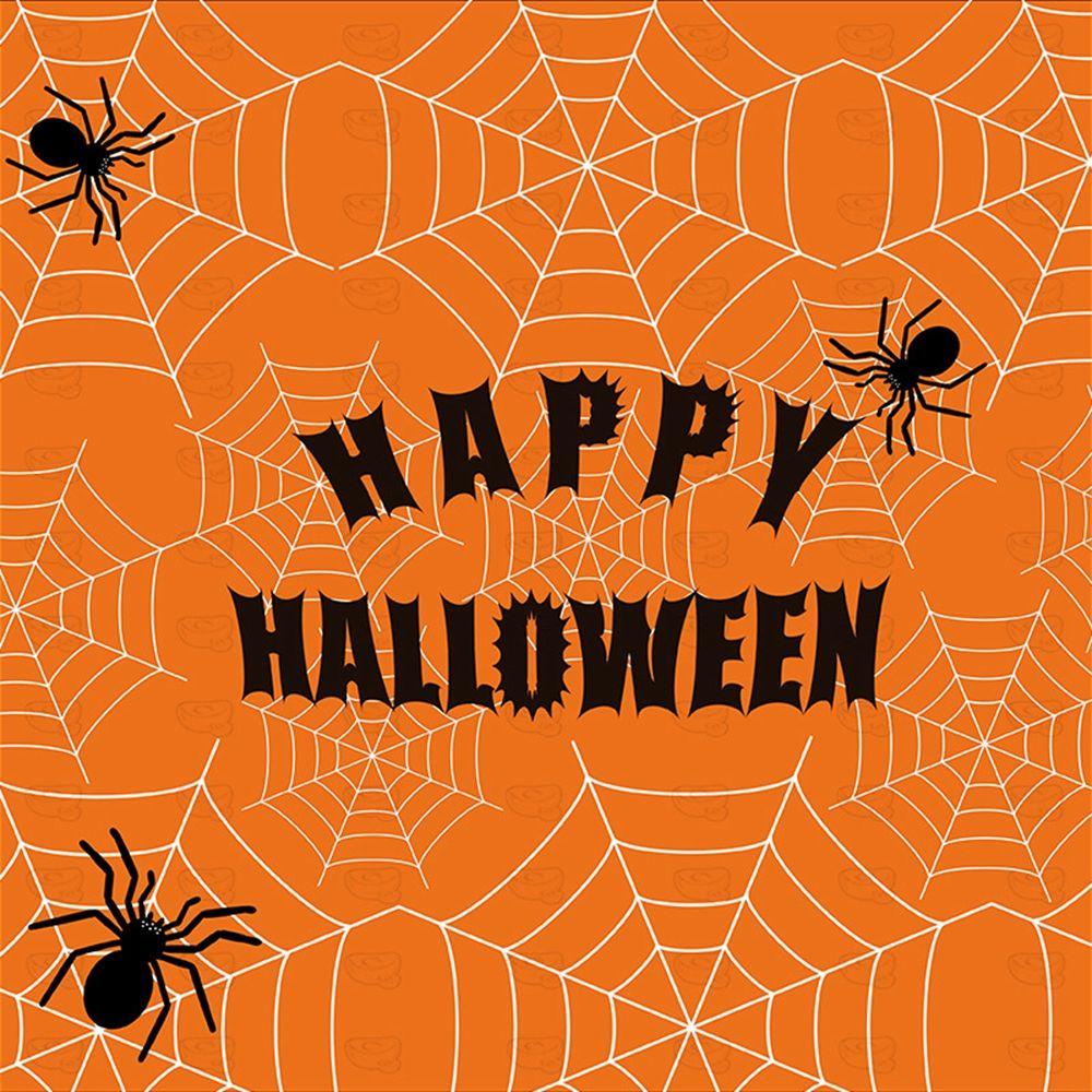 IVORY Vật Liệu Phân Hủy Sinh Học Họa Tiết Sọc Cam Trang Trí Halloween