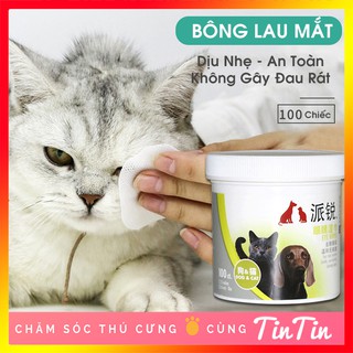Bông Khăn Lau Vết Ố Mắt Cho Chó Mèo #Tintin Pet Store
