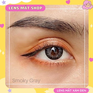 Lens mắt xám đen 🔥 MẪU MỚI 🔥 lens mắt nền xám đen thiết kế đơn giản nhưng tinh tế, sang trọng