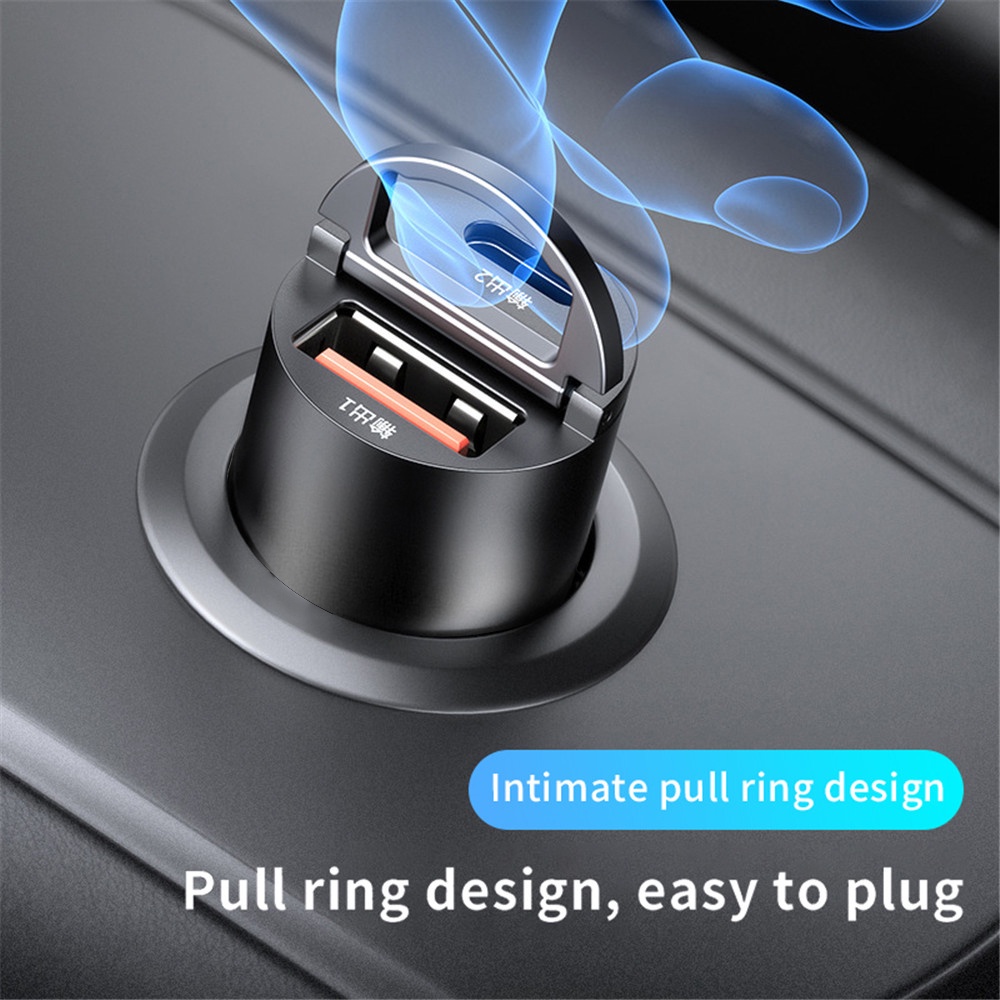 Tẩu Sạc Nhanh 4.0 3.0 Trên Xe Hơi Cho Ip Huawei Xiaomi Samsung PD 3.0
