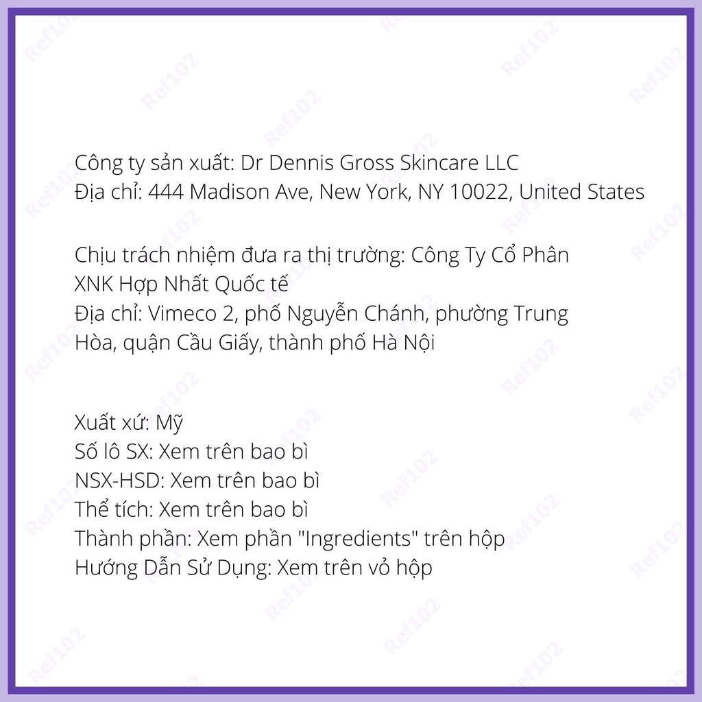Miếng tẩy da chết hoá học Dr Dennis Gross Alpha Beta Extra Strength / Universal / Ultra Gentle Daily Peel