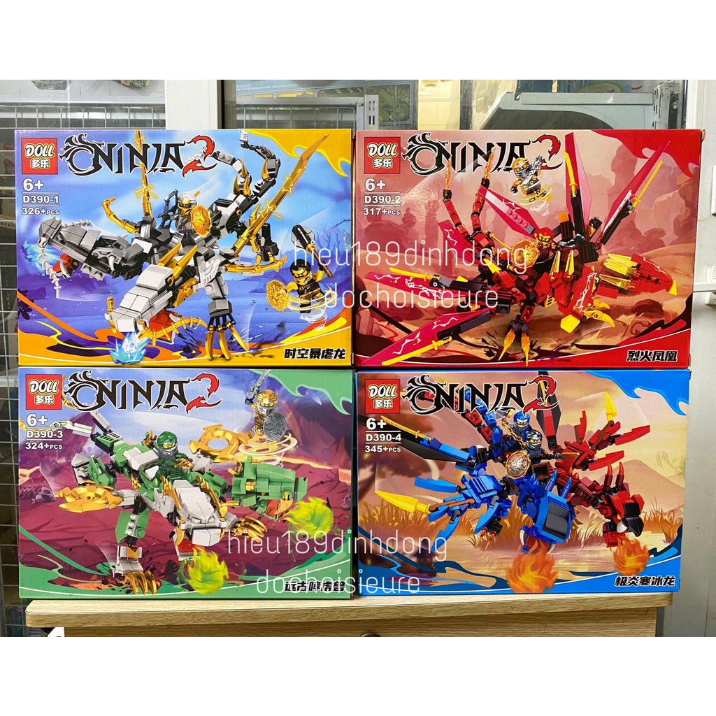 Lắp ráp xếp hình rồng của các ninja D390