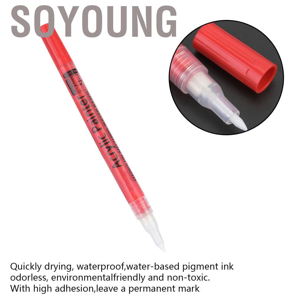 Soyoung Acrylic Paints Pen Popular Paint Marker New Odorless Needle 0.7 Mm Line Width Art drawing Painter