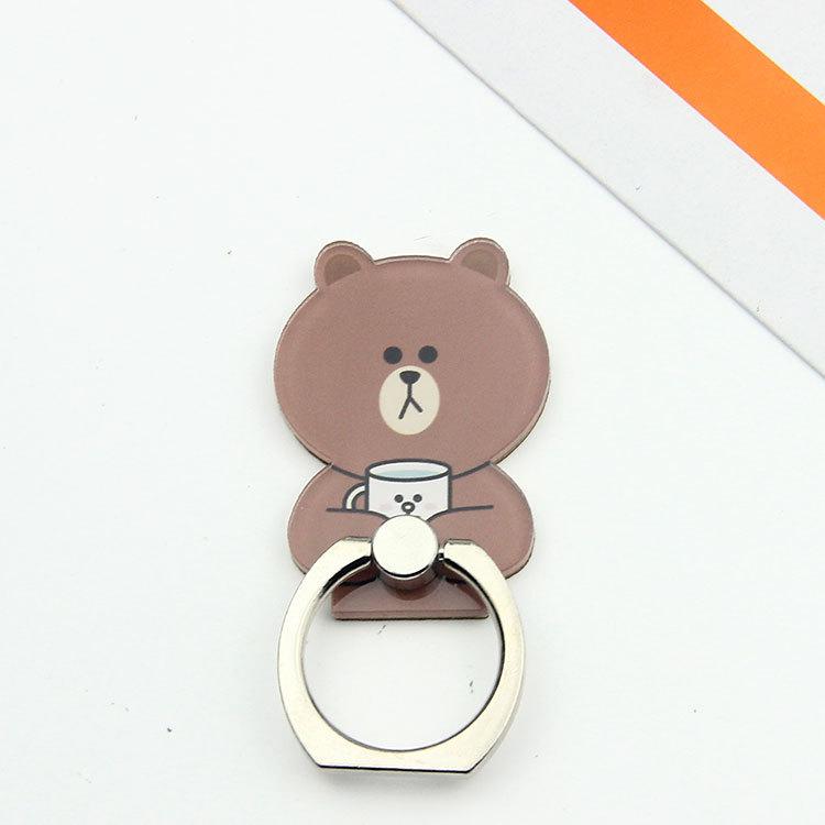 New Cartoon Animation Character Line Friends We Bear Bears Cute Animals Couple Mobile Phone Ring Bracket Desktop Phone Holder   Dây điện thoại di động | BigBuy360 - bigbuy360.vn