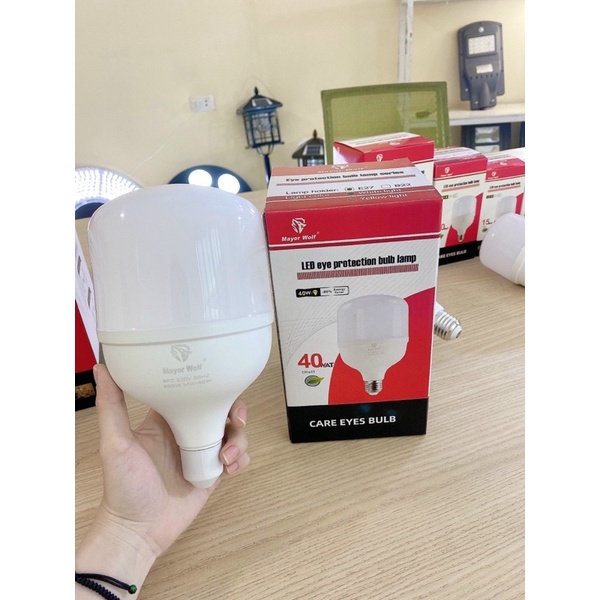 🌼🌺🌸 Đèn led bulb trụ điện 220V chính hãng Mayor Wolf 🌼🌺🌸